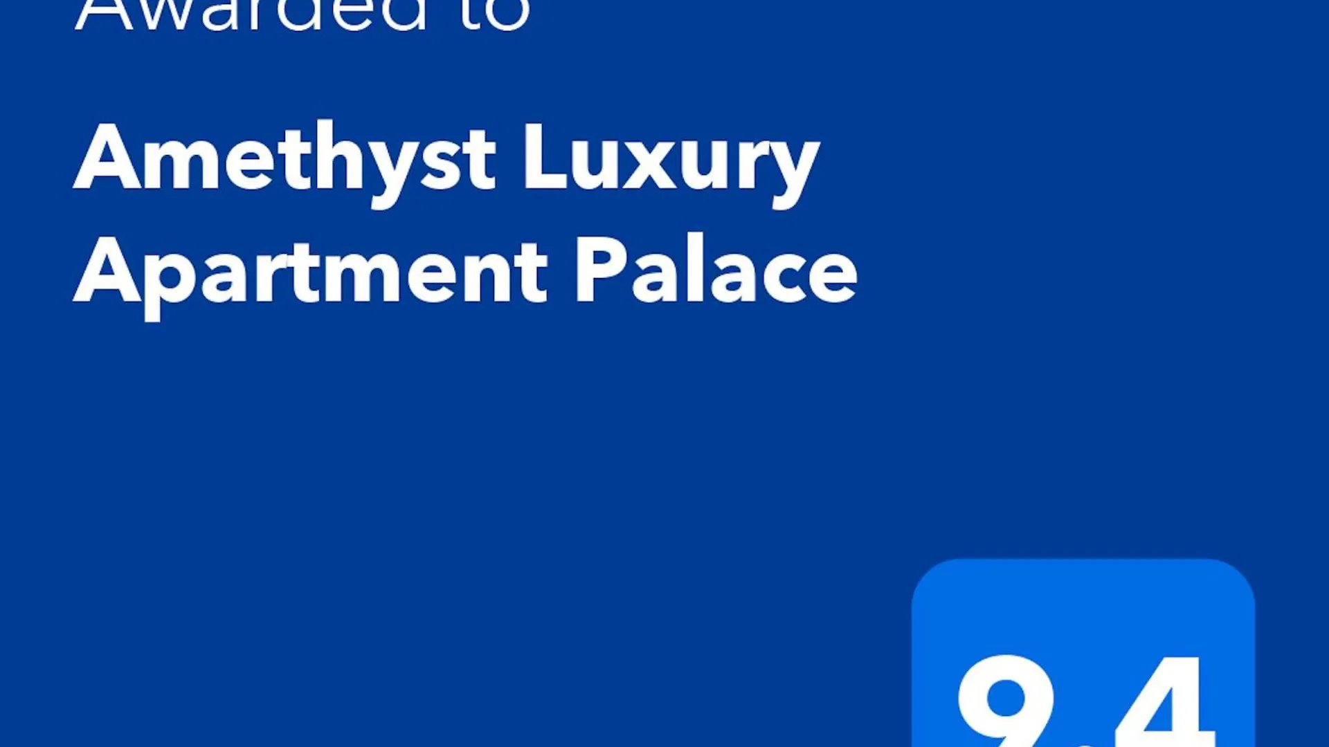 Amethyst Luxury Apartment Palace location